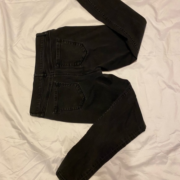 EUC Anne Taylor Loft black denim jeans. Size 30/10P. - Picture 6 of 7